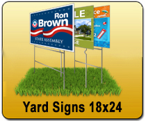 Yard Signs & Magnetic Business Cards - Yard Signs 18x24